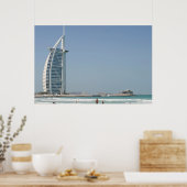 Poster Burj Al Arab De Sunset Beach, Dubaï (Cuisine)
