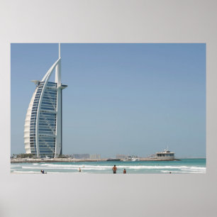 Poster Burj Al Arab De Sunset Beach, Dubaï