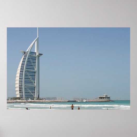 Poster Burj Al Arab De Sunset Beach, Dubaï (Devant)