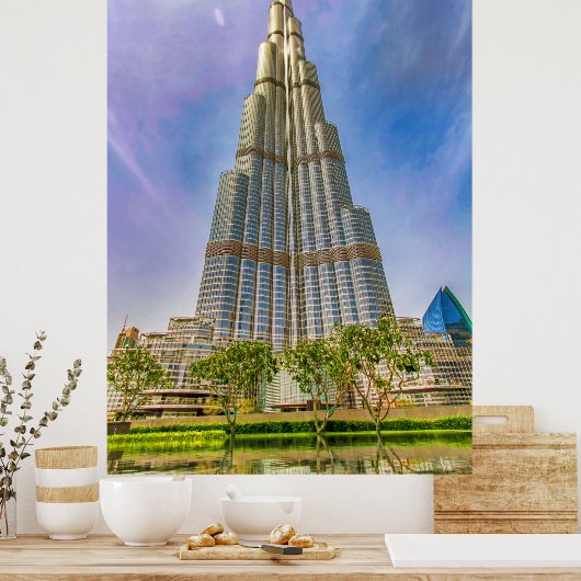 Poster Burj Khalifa (Cuisine)
