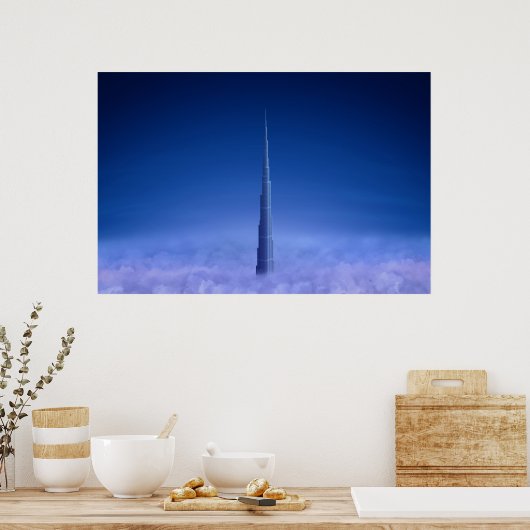 Poster Burj Khalifa (Cuisine)