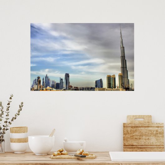 Poster Burj Khalifa, Dubaï (Cuisine)