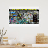 Poster Burj Khalifa Pleiades Motif 3 (Cuisine)