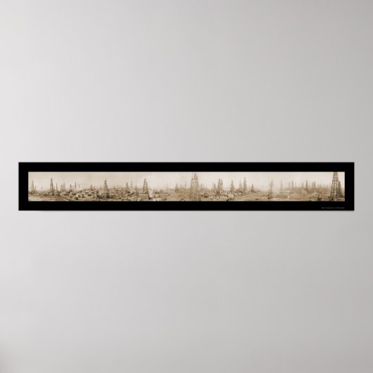 Poster Burkburnett TX Oil Photo 1919 (Devant)