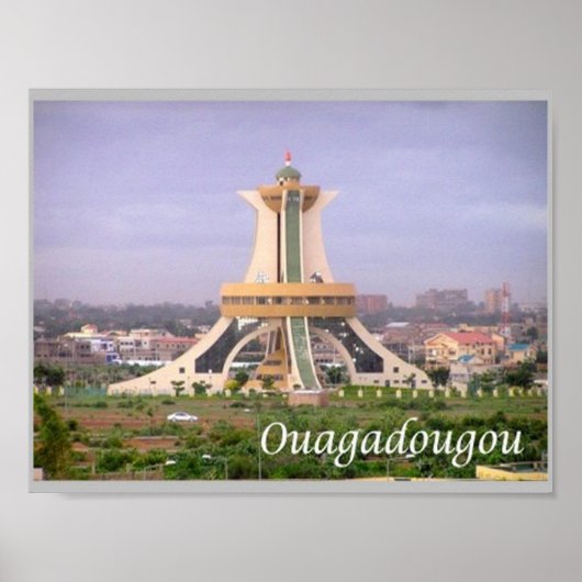 Poster Burkina Faso - (Devant)
