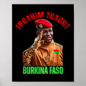 Poster Burkina Faso - Ibrahim Traoré Thomas Sankara (Devant)