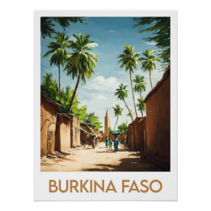 Poster Burkina Faso Perfect Poster