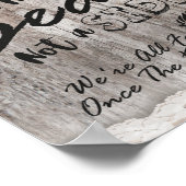 Poster Burlap Rustique En Bois Choisir Un Siège Pas Un Ma (Coin)