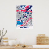 Poster Burnaby - Canada MilkTea City Carte (Cuisine)