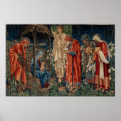 Poster Burne-Jones - Adoration De Magi (Devant)