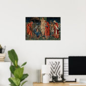 Poster Burne-Jones - Adoration des Mages (Bureau à domicile)