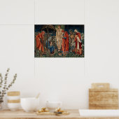 Poster Burne-Jones - Adoration des Mages (Cuisine)