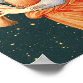 Poster Burne-Jones Angel jouant à flageolet Cardstock (Coin)