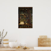 Poster Burne-Jones - Chevalier Miséricordieux (Cuisine)