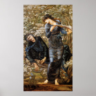 Poster Burne-Jones - Dégage De Merlin (Merlin, Vivian)