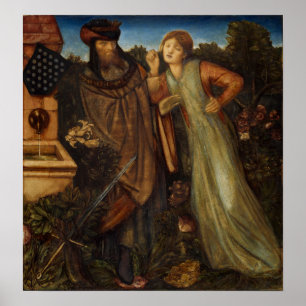 Poster Burne-Jones - Le Roi Mark Et La Belle Iseult