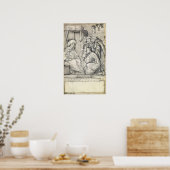 Poster Burne-Jones - L'homme de lois de Chaucer (Cuisine)