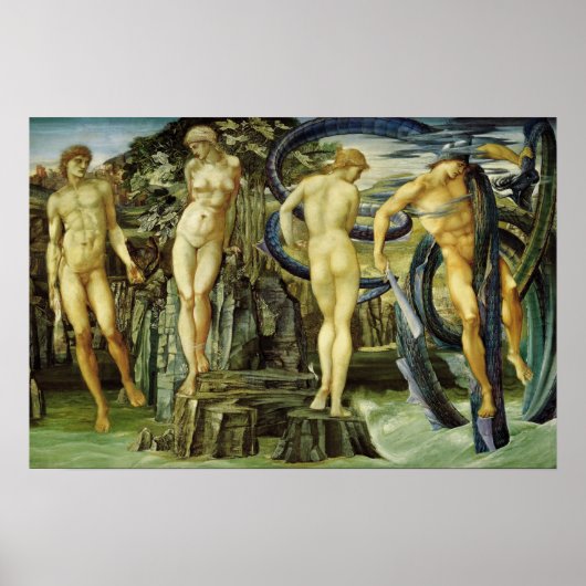 Poster Burne-Jones - Persée et Andromède (Devant)