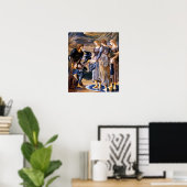 Poster Burne-Jones - Persée et Nymphes de la Mer 1877 (Bureau à domicile)