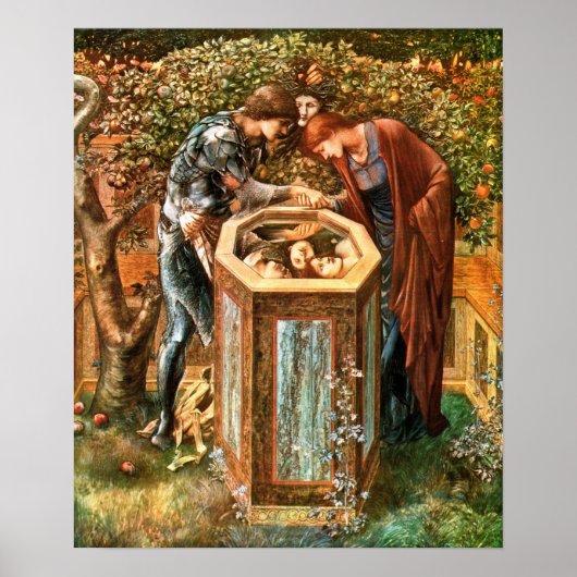 Poster Burne-Jones - Têtes sinistres 1885 (Devant)