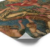 Poster Burne-Jones, Triomphe de l'amour (Coin)