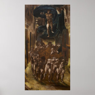 Poster Burne-Jones - Voiture de l'amour ou de l'amour