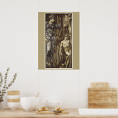 Poster Burne-Jones Wheel of Fortune CC0183 (Cuisine)