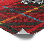 Poster Burnett Tartan & Badge (Coin)