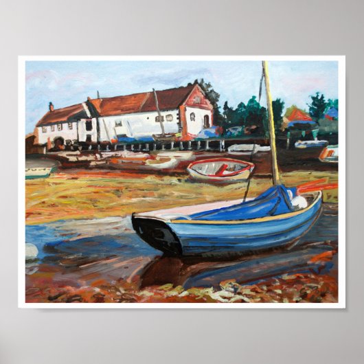 Poster Burnham Overy Staithe (Devant)