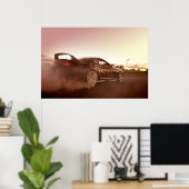 Poster Burnout King (Bureau à domicile)