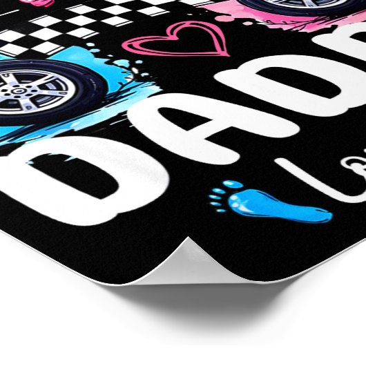 Poster Burnouts Or Bows Daddy Love You Gender Reveal Anno (Coin)