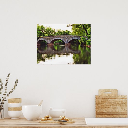 Poster Burnside Bridge Antietam (Cuisine)