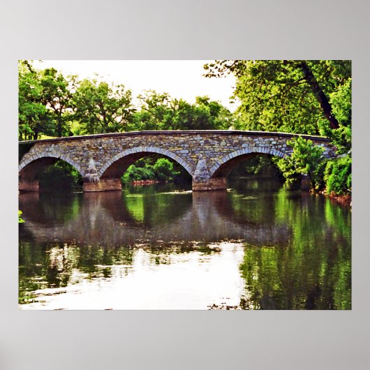 Poster Burnside Bridge Antietam (Devant)