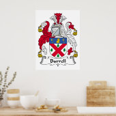 Poster Burrell Family Crest (Cuisine)