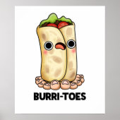 Poster Burritoes Funny Burrito Pun (Devant)