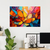 Poster "Burst of Bloom" - option de téléchargement (Bureau à domicile)
