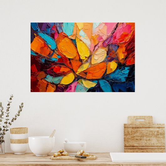 Poster "Burst of Bloom" - option de téléchargement (Cuisine)