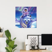 Poster Bus à ours polaire (Bureau à domicile)