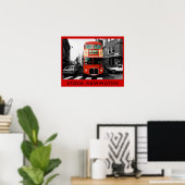 Poster Bus de Londres à Stoke Newington (Bureau à domicile)