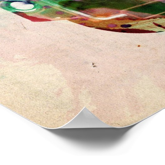 Poster Bus rouge de Londres (Coin)