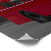 Poster Bus rouge de Londres (Coin)