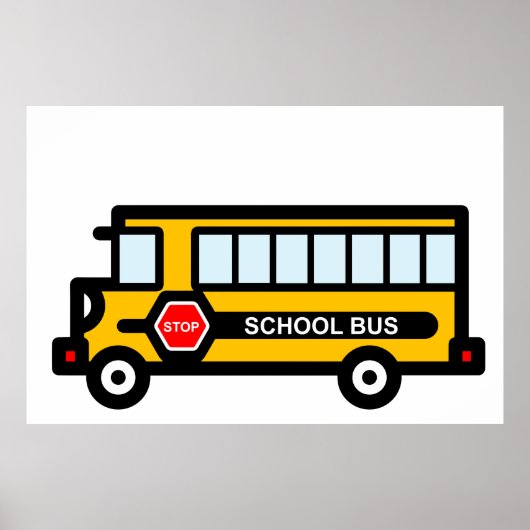 Poster Bus scolaire (Devant)