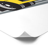 Poster Bus urbain jaune (Coin)