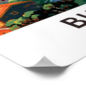 Poster Busan Corée du Sud Imprimer (Coin)