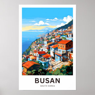 Poster Busan Corée du Sud Imprimer