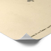 Poster Buse à grande aile des oiseaux d'Amérique d'Audubo (Coin)