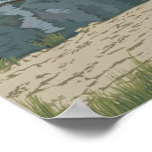 Poster Bush Plane Fishing Dakota du Sud (Coin)