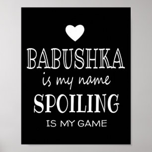 Poster Bushka Est Mon Nom Drôle Graphique Pour Bushka Gra