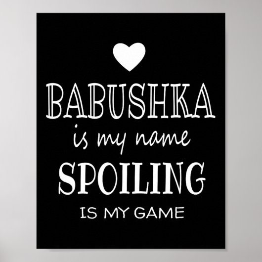 Poster Bushka Est Mon Nom Drôle Graphique Pour Bushka Gra (Devant)