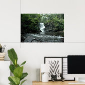 Poster Bushkill Falls in the Poconos. imprimer 008 (Bureau à domicile)